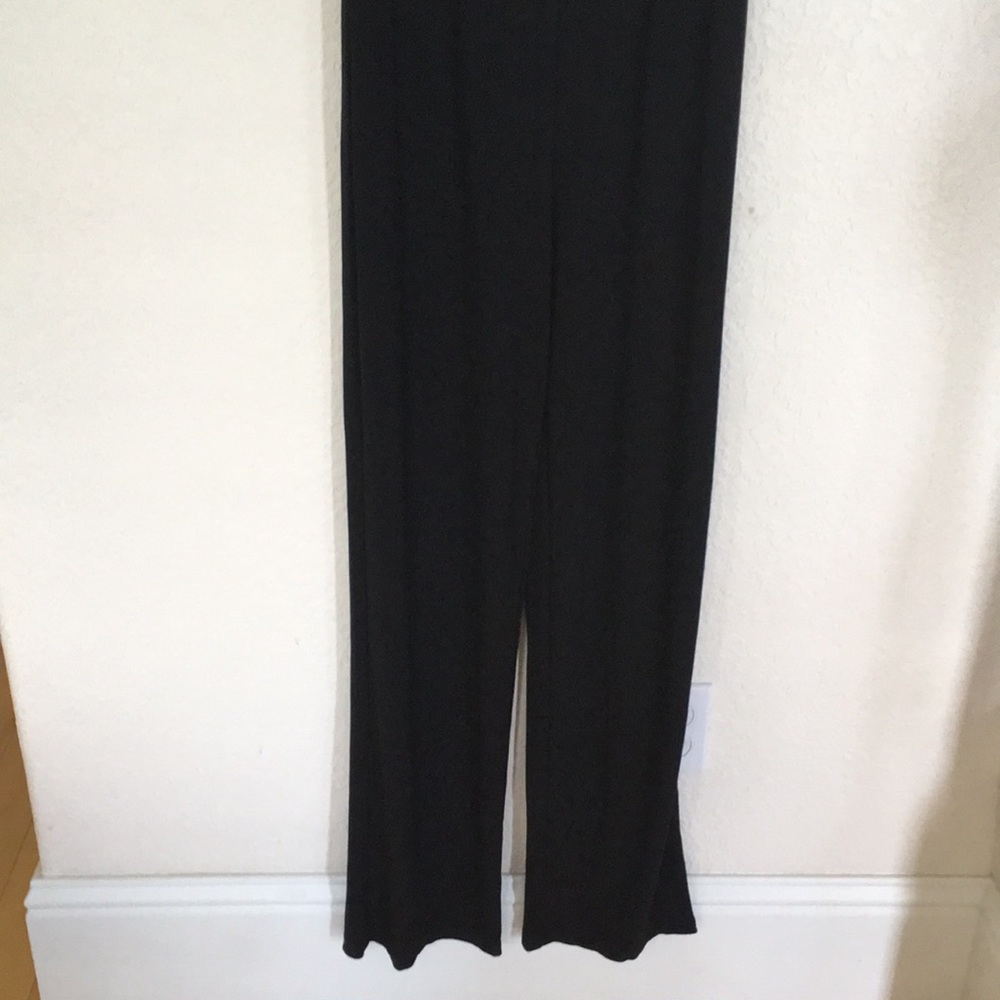 NWT Black Bebe Ruffle Jumpsuit (Size 10) - Picture 4 of 7